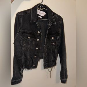 Calvin Klein Cropped Jean Jacket